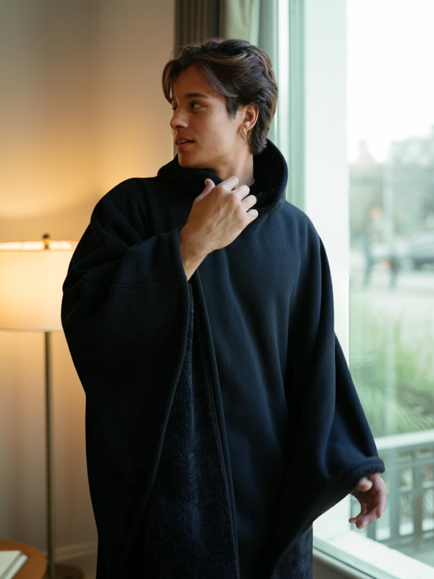 AURA - Coperta con cappuccio