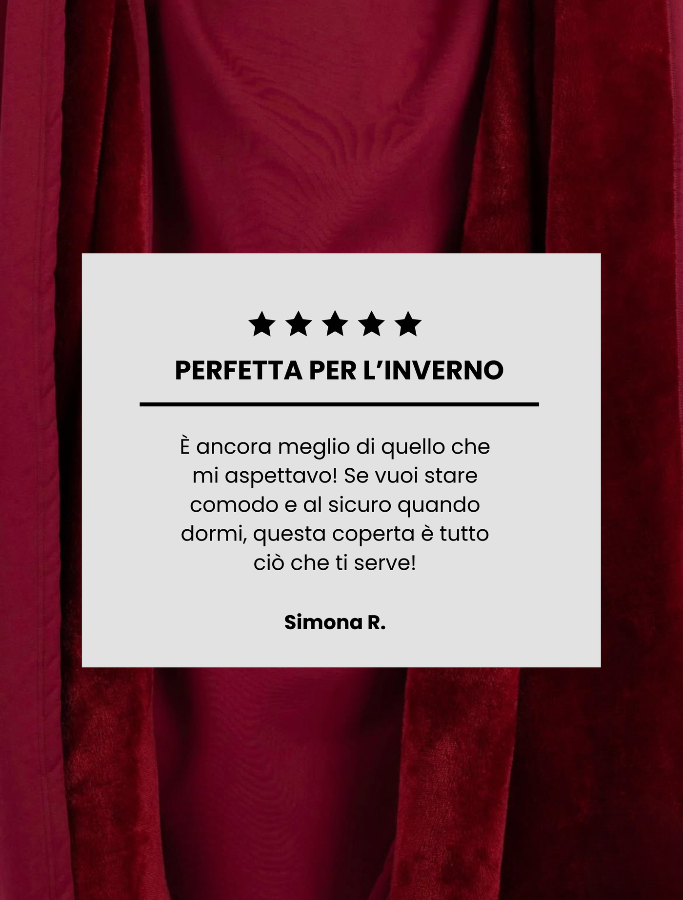 AURA - Coperta con cappuccio