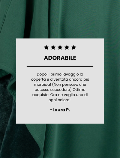 AURA - Coperta con cappuccio